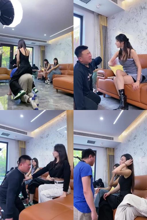 麋鹿银儿-四白雪公主千耳光专场63分钟4S模特狂抽耳光骑马犬化腿绞窒息