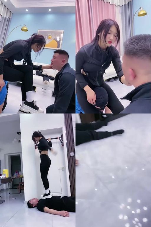 麋鹿银儿-奶糖最暴力戏耍69分钟健身女教练暴打全体重踩踏腿绞转胯