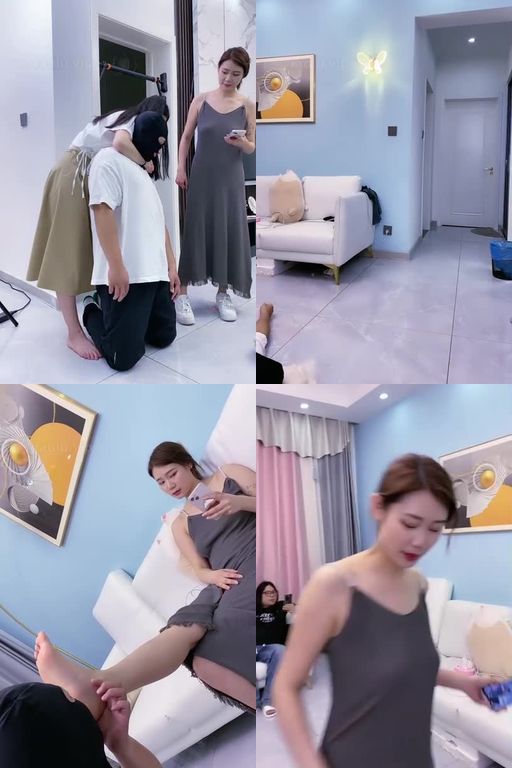 麋鹿银儿-搏击散打乖女孩双S搏击散打女孩暴揍全体重踩碾压狗爪掐脖