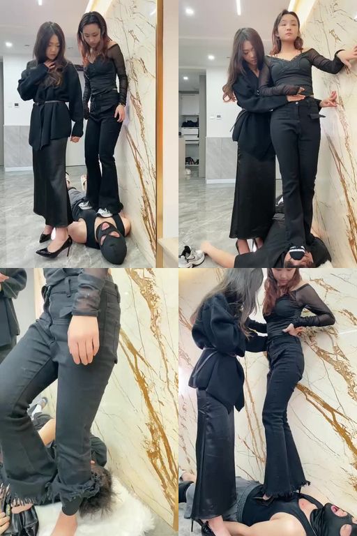 麋鹿银儿-新素人系列6女同接吻男狗受罪冰火两重天