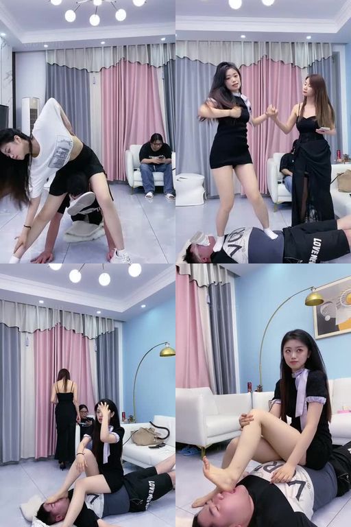 麋鹿银儿-疯狂剧烈魔舞双S全体重跳踩闻鞋骑马舔臭脚丫