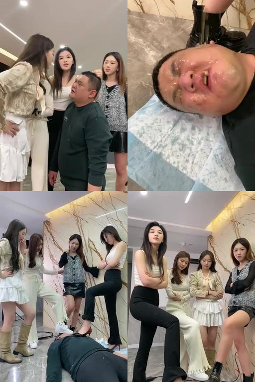 麋鹿银儿-直接圣水鞭打四女S群直接圣水鞭打浓痰4女S暴力鞭打直饮升水浓痰吐脸