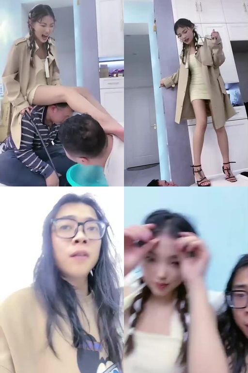 麋鹿银儿-真愤怒的极致对待愤怒极致虐待三狗踩踏跳舞