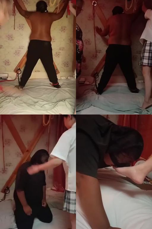 黎大夫-母女S刑架吊绑虐乳耳光鞭打骑马