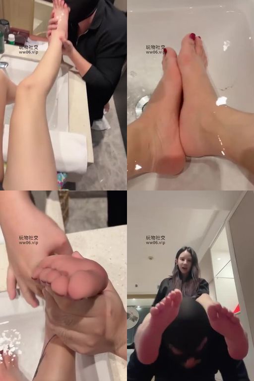 亚兮S-洗脚水吮吸脚趾骑狗背