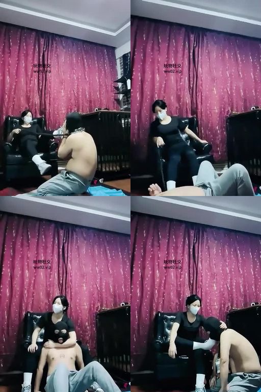 冷颜Queen-重度掐乳高帮AJ白袜踩踏绞杀