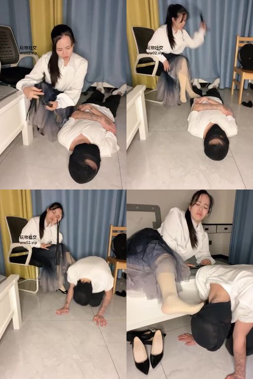 凶大无挠-空调房里调教狗_舔高跟肉丝鞭打踩踏坐脸
