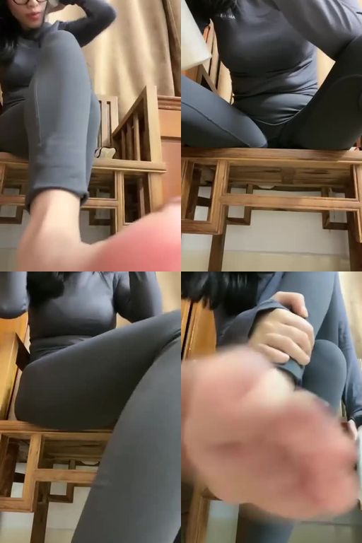 哟米S-第一视角-贱狗跪下舔我足榨精