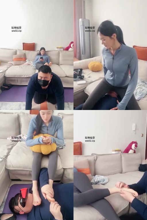 埋埋汰汰-瑜伽裤调狗各种玩法健身女教练惩罚猥琐学员