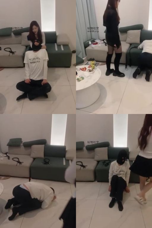 妍琦S-双主调教贱狗双S-轮流重度虐打