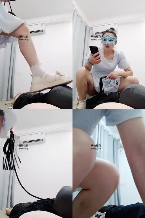 姗姗S-脏鞋白袜踩踏地毯奴