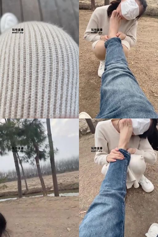 宇王-户外遛姆苟舔脚喝_户外遛母狗舔脚