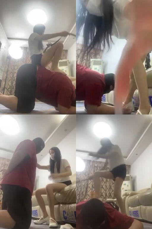 安七S-素人S_脏鞋白袜踩踏抽耳光戒尺虐打骑马虐乳