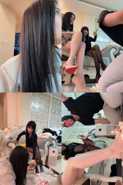 安晴-双S高跟碾压耳光五花大绑转胯踩踏喂食