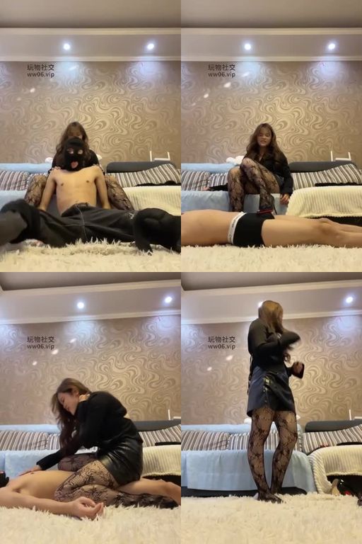 小菀S-调教狗儿子舔脚玩乳深喉