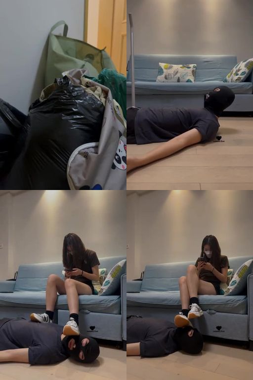 年华素人-瑜伽女神_脏鞋黑棉袜羞辱抖M男友_素人运运开整