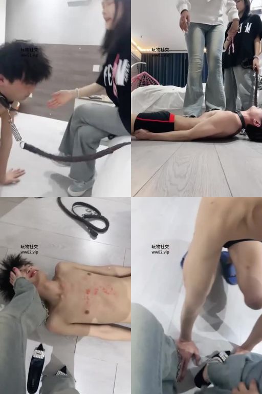 戚戚S-耳光全体重踩踏踢d_双S_全体重踩踏抽耳光碾压乳头滴蜡