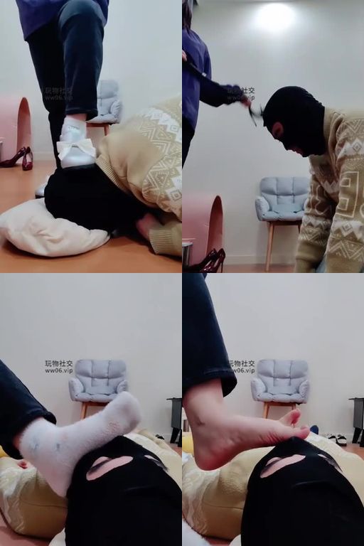 是拽拽唉-鞭笞踩阳调教运动鞋棉袜踩虐鞭打