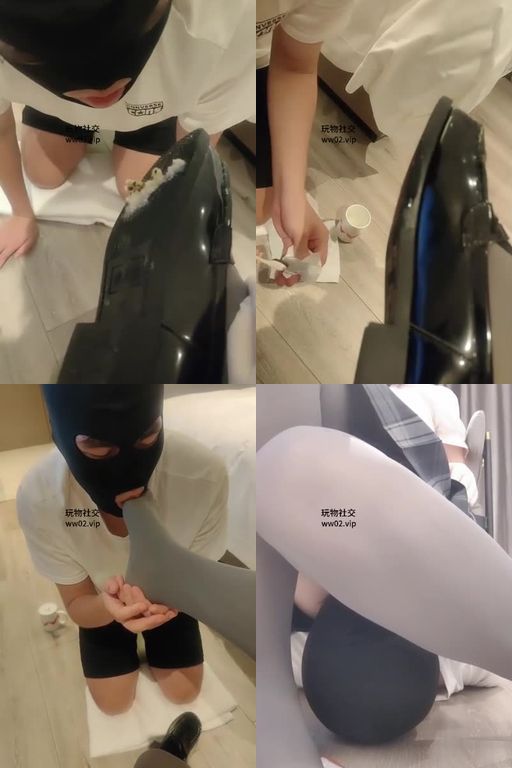 柠萌小主-玩i人学生小狗JK洛丽塔皮鞋踩狗头坐脸窒息脏鞋喂食