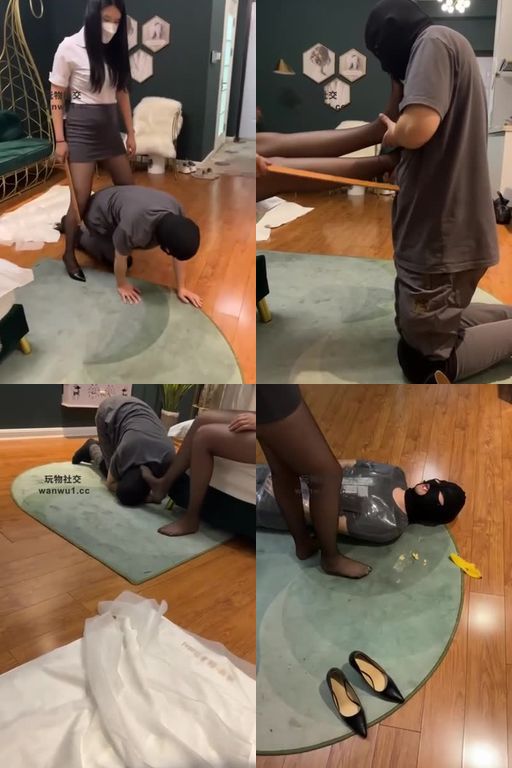 淮县萝卜-虐乳踢裆跪舔高跟黑丝骑马转胯sp保鲜膜全包