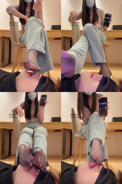 清酒女主-计时器真人寸止挑战沉浸式啃吃黑丝脚高跟牛仔裤坐脸