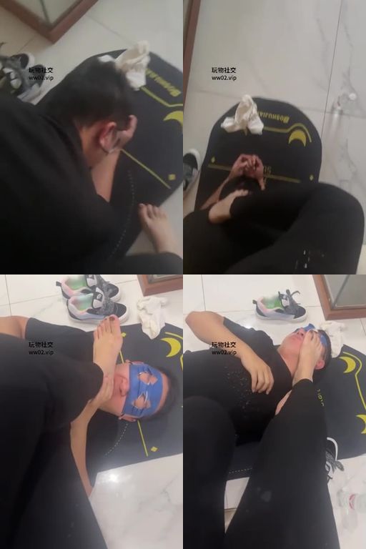 熙S-运动一天的棉袜T_运动一天后的超臭袜子羞辱