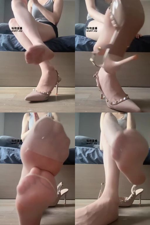 玄葉S-第一视角_肉丝裸色高跟鞋口水拍手寸止