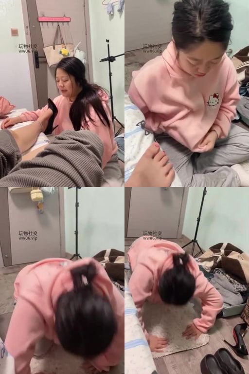 白兔S-清理高跟鞋玉足恋足舔