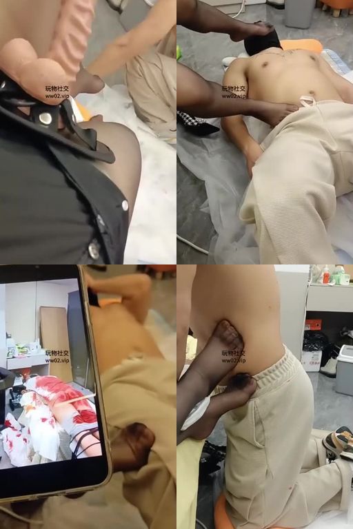 纯情恶魔-呆狗舔脚黑丝玉足恋足舔