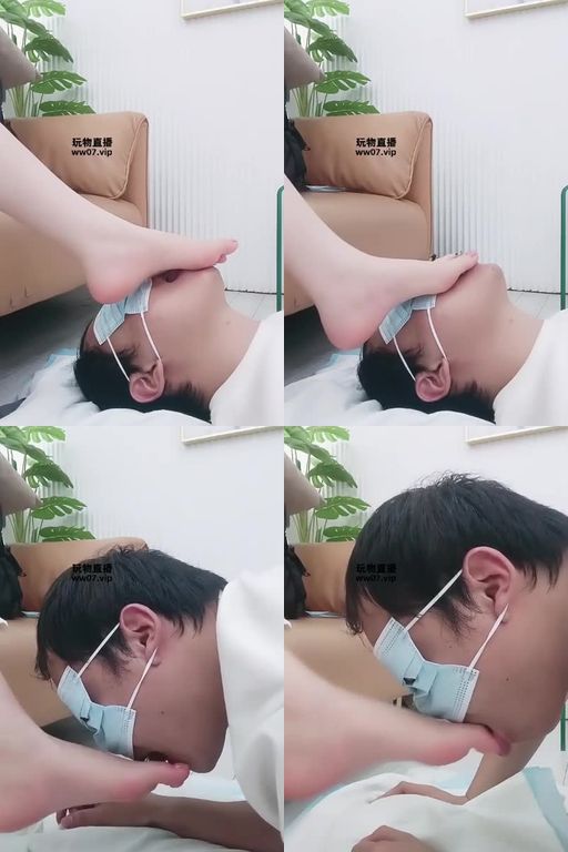 羽唯S-近距离舔裸足