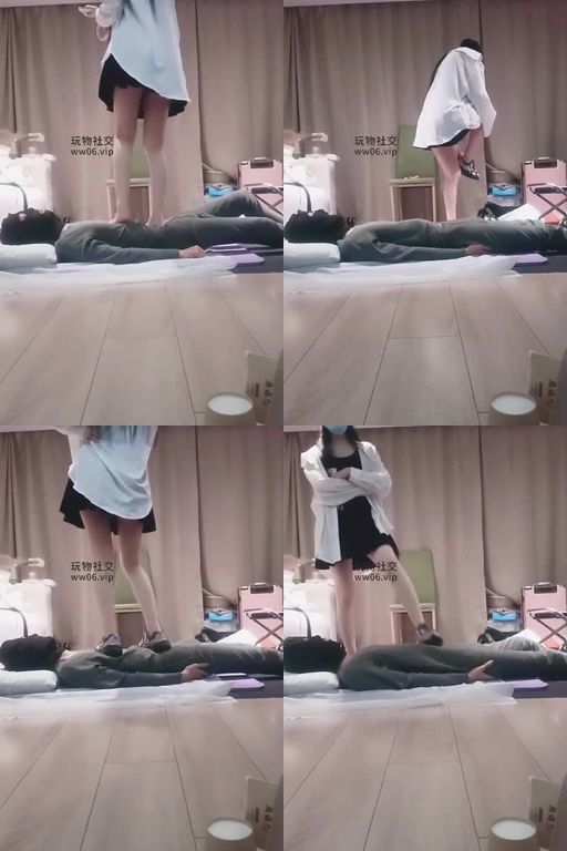 羽唯姐姐-踩踏专场狗狗做脚垫