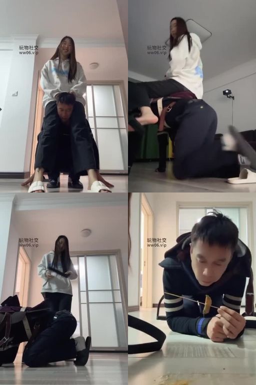 艾斯S-直播调教71分钟_舔闻粉鞋白袜强制闻鞋脚下喂食骑狗深蹲马奴驯化