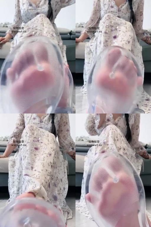 酥酥domS-第一视角红绿灯系列5透明仙鞋红绿灯羞辱控制舔鞋狗