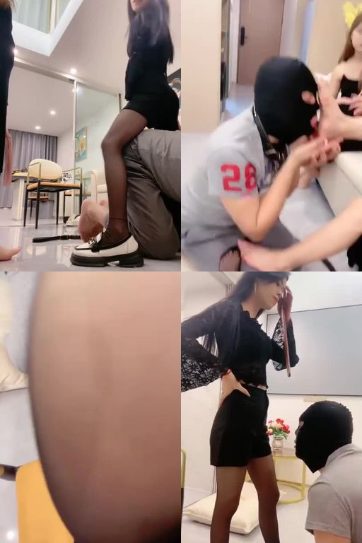 阳阳S-3S群调_轮流舔脏鞋鞭打骑马喂口水踩踏