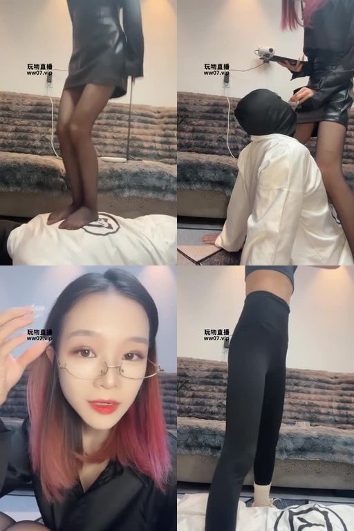 阿楠S-调教~重力耳光瑜伽裤断头骑