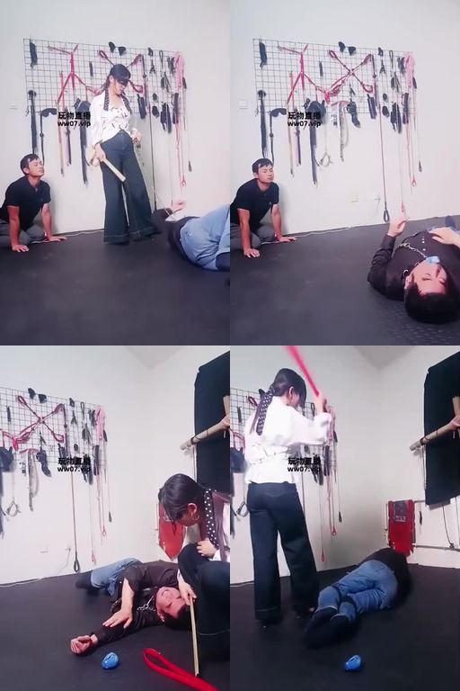 鸿运女皇团-虚伪老狗临走暴揍