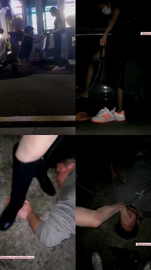 万一夫妻主-户外磕头舔鞋底