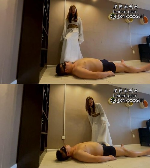 仙飘飘-白汉服踩贱狗