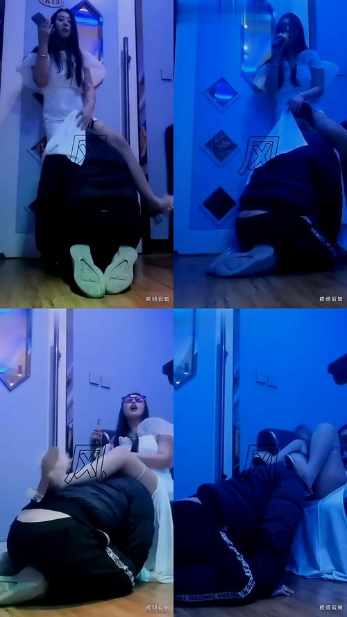 伊馨-KTV约调粉丝边唱歌狗奴边口舌叫声销魂