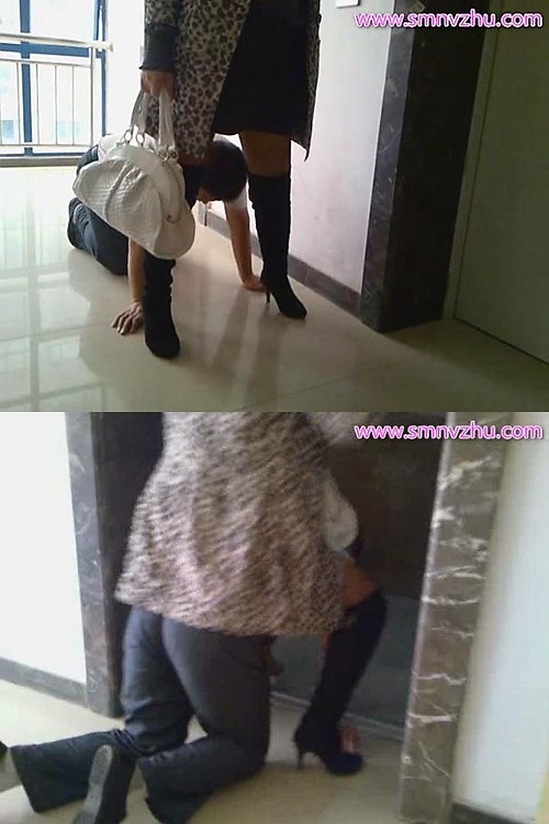 八奶奶-狗奴服侍进电梯