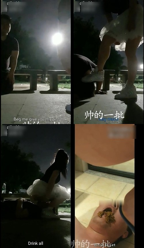 冰灵-户外直接圣水羞辱,回酒店黄金折磨奴