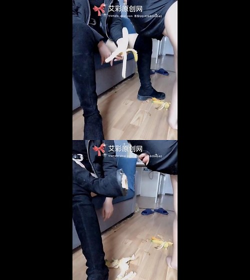 艾彩-原创小主长靴脏鞋底喂食