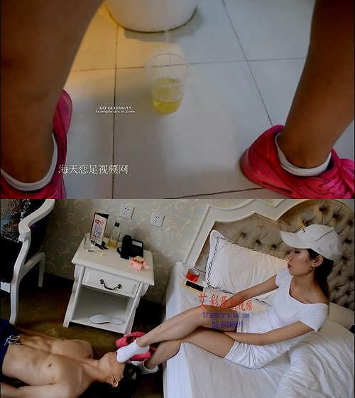 艾彩-原创狗狗对逍逍女王的原味圣水熟悉训练