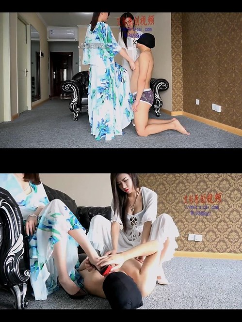 艾彩-原创绝美思泪女王双人调教摄影师