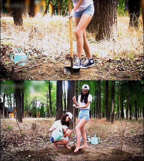 艾彩-原创肉丝美足郊外秀