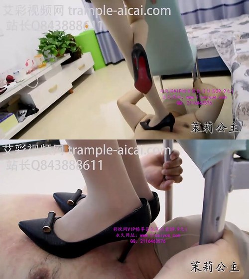 艾彩-原创茉莉公主挑战胖子重踩