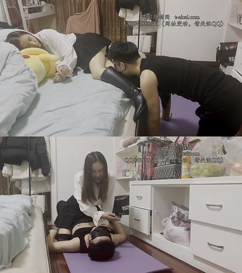 艾彩-沫沫长靴黑丝恋足