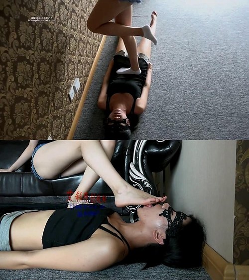 艾彩女女-白袜裸足TJ女M