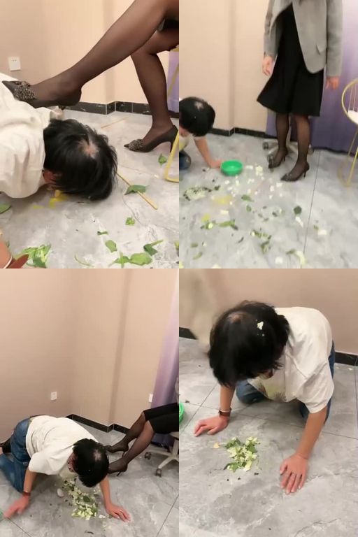 夸梨S-无底线羞辱母狗吃自己的呕吐物_母畜_姐妹花脚下喂食