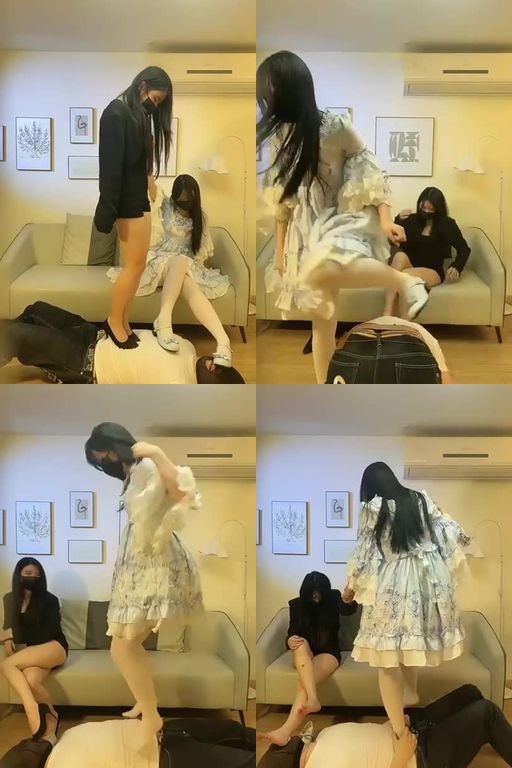 猫熙·悠悠S-双主踩狗耳光惩罚口水奖励